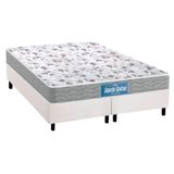Cama Box Queen Colchao Espuma Probel D45 Ep Guarda Costas Proextreme Double Face Base Crc Courano White 158x198