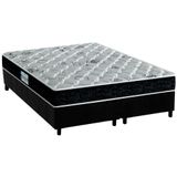 Cama Box Queen Colchao Ortopedico Probel D45 Ep Advanced Tech2000 Base Crc Suede Black 158x198