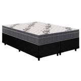 Cama Box Queen Colchao Ortopedico Ortobom D33 Ep Anatomico Airtech 100 Base Crc Linhao Black 158x198