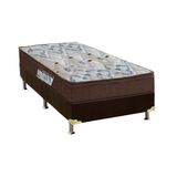 Cama Box Solteiro Colchao Ortopedico Ortobom D45 Ep Fort Tech Iso 150 Mega Firme Base Crc Suede Brown 78x188