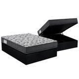 Cama Box Bau Casal Colchao Espuma Ortobom D33 Ep Iso 100 Ultra Firme Base Crc Suede Black 138x188