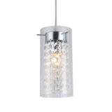 Lustre Pendente Taschibra Cristal Alexia Transparente E27 Bivolt