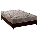 Cama Box Casal Colchao Espuma Herval Ag65 Fort Base Crc Suede Brown 138x188