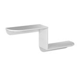 Prateleira Decorativa Quarto Bebe Infantil Z Branco Peroba