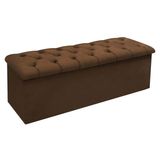 Calcadeira Quarto Queen Size Lotus Marrom Chocolate Simbal