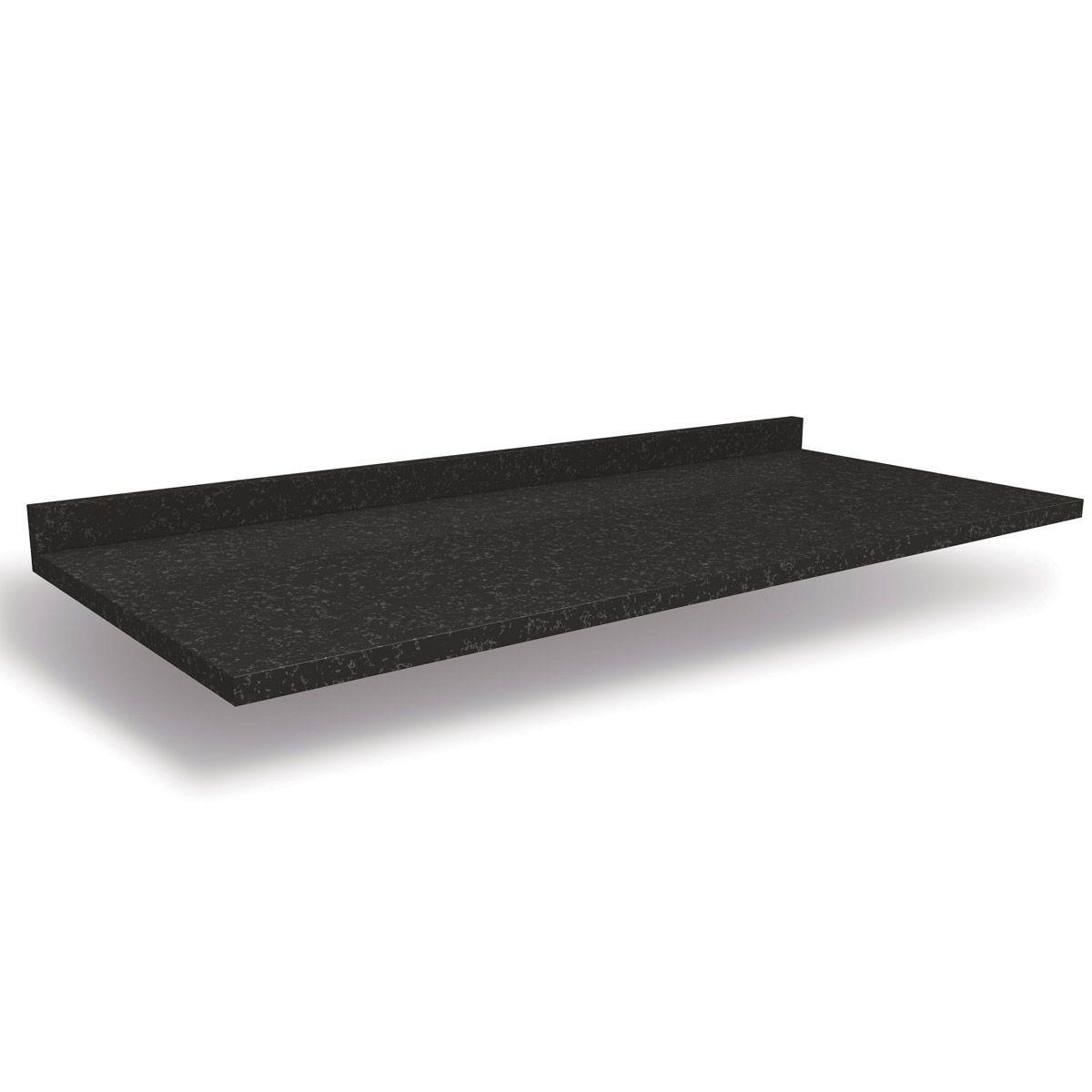 Modulo Cozinha Kappesberg Maxxi Tampo P Balcao S515 120cm Preto Brilho