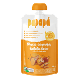 Kit 3x: Papinha Org. Maçã Cenoura E Batata Doce Papapá 100g