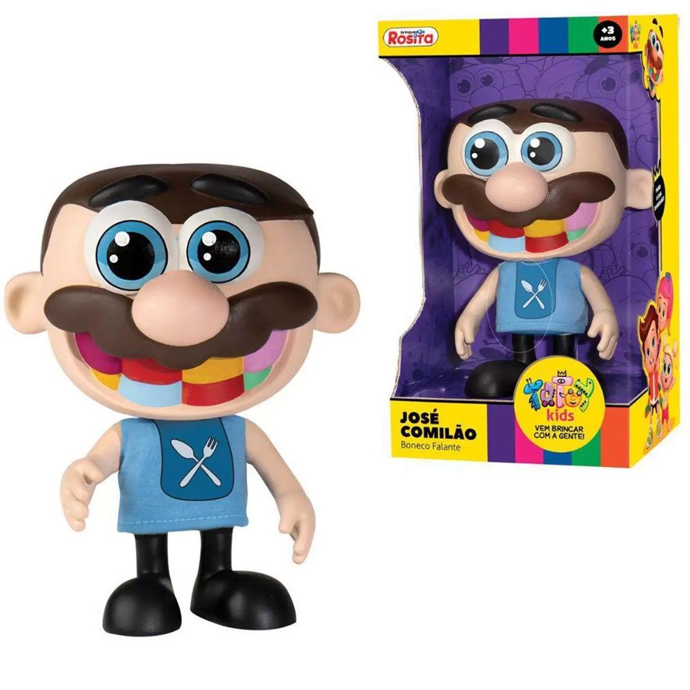 Boneco E Personagem Totoykids Jose Comilao 19cm.