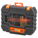 Jogo De Bits E Brocas Black Decker A7233-xj, 31 Peças