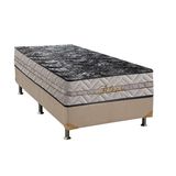 Conjunto Box:Colchão Paropas D33 Pasquale+Cama Solteiro 88