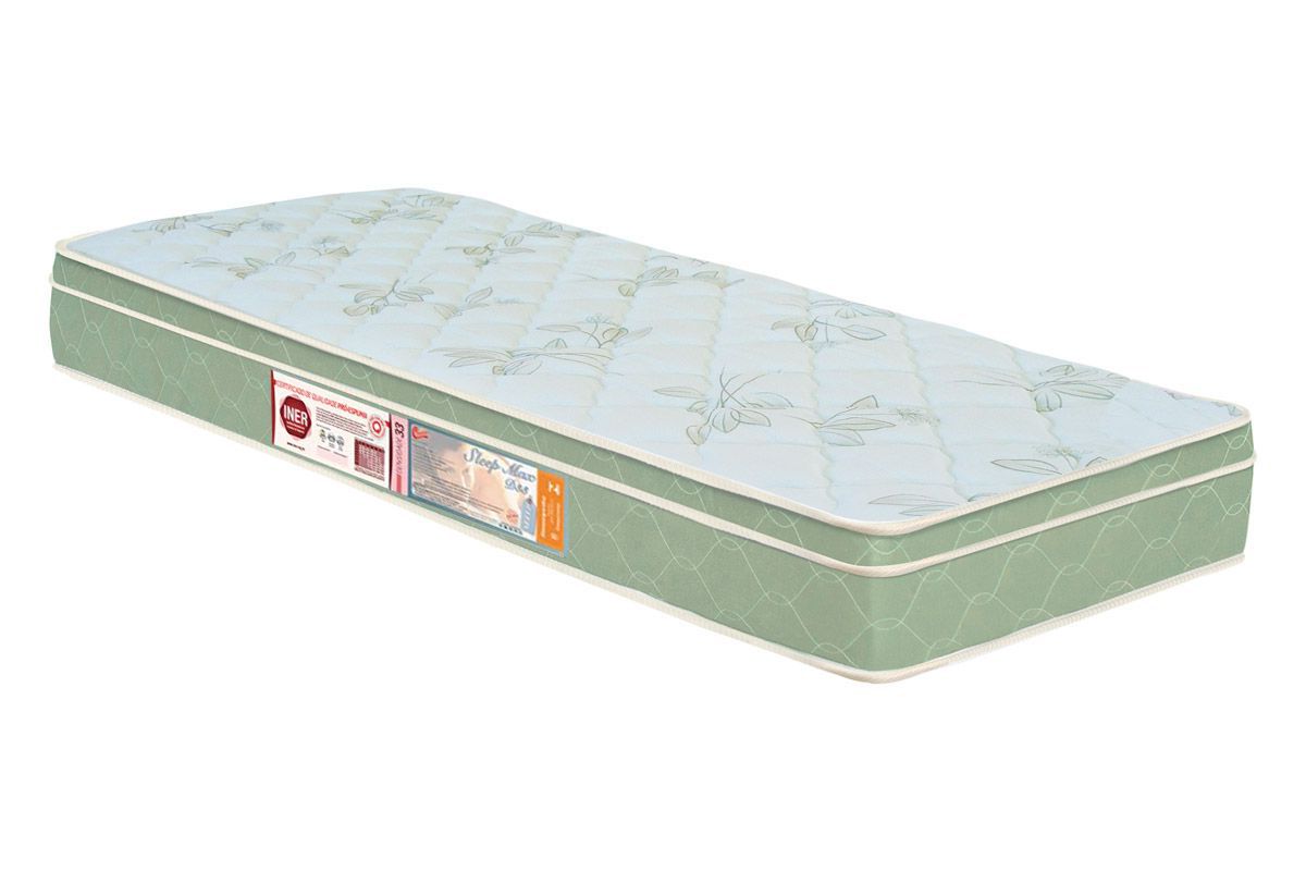 Colchão Castor Espuma D33 Sleep Max Euro Solteiro - 0,88x1,88x0,25