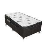 Colchão Ortobom Espuma D45 Light+Cama Box Solteiro 88x188