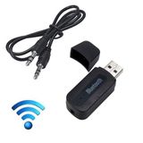 Adaptador Bluetooth Receptor De Musica Para Som Automotivo Com Cabo P2