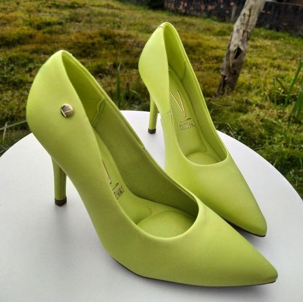 Scarpin store verde vizzano