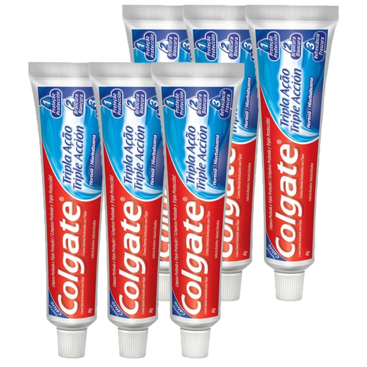 MP20394073_Kit-Creme-Dental-Colgate-Tripla-Acao-Hortela-90g-com-6-unidades_1_Zoom