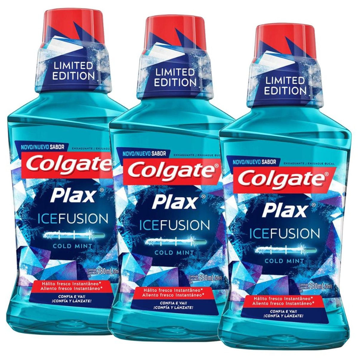 MP20394271_Kit-Enxaguante-Bucal-Colgate-Plax-Ice-Fusion-Cold-Mint-250ml-com-3-unidades_1_Zoom