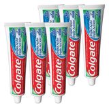 Kit Creme Dental Colgate Tripla Ação Menta Original Tamanho Família 180g com 6 unidades