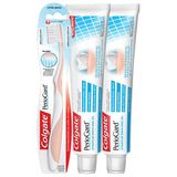Kit C/ 2 Cremes + Escova Dental Colgate PerioGard 90g
