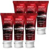 Kit C/ 6 Cremes Dental Colgate Luminous White Carvão Ativado 70g