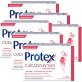 Kit Sabonete em Barra Íntimo Protex Delicate Care 85g com 6 unidades