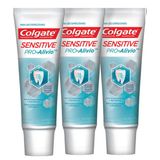 Kit C/ 3 Cremes Dentais Colgate Sensitive Pro-Alívio 110g