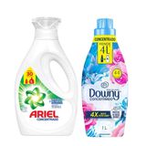 Sabão Liquído Ariel 1,2L + Amaciante Downy Brisa de verão 1L