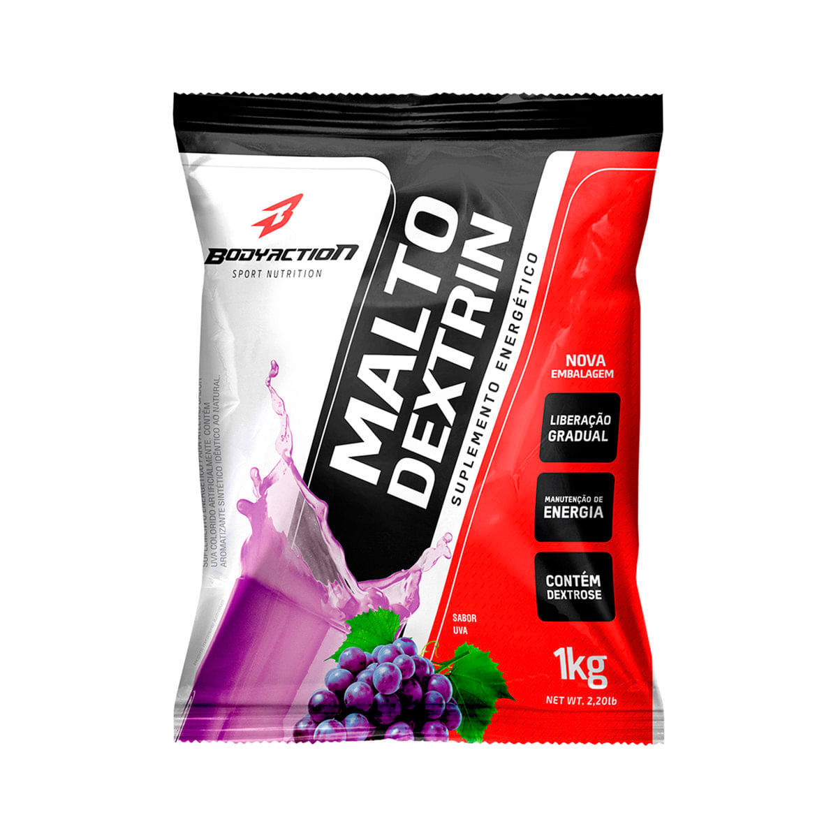 Malto Dextrin Uva 1Kg - Bodyaction