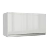 Armário Aéreo Madesa Acordes 100% Mdf 60 Cm 1 Porta Basculante - Branco Brilho