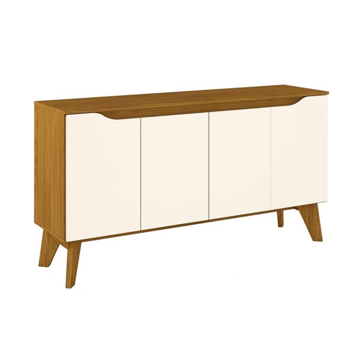 Buffet Henn Quartzo 4 Portas Nature/Off White