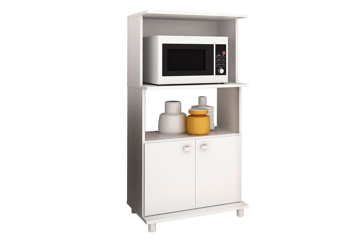 Balcão de Cozinha Tecno Mobili BL-3301 Cor Branco