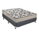 Colchão Ortobom Physical Ultra Resi+Cama Box Casal 138x188