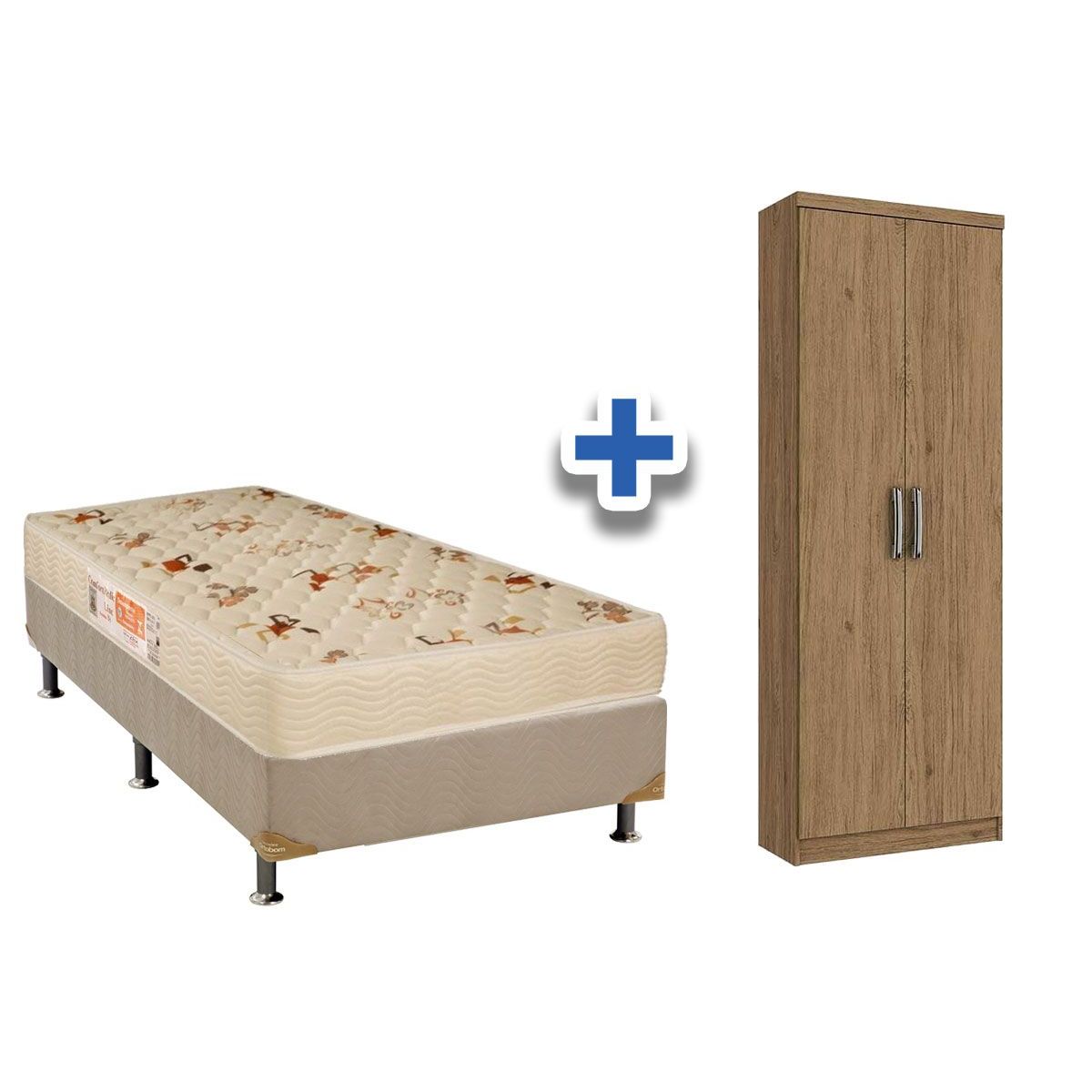 Conjunto Box Orthoflex+Armário Henn Margarida Rústico