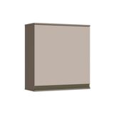 Armário Aéreo de Cozinha Henn Connect c/60cm Duna/Cristal