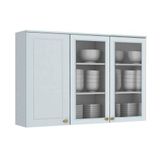 Armário Aéreo Henn Americana 3 Portas120cm Branco