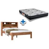Cama Santos Andirá Havana+Colchão Orthoflex Atacama