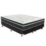 Colchão Orthoflex Bonnel Venezia Black+Cama Box Queen 158x198