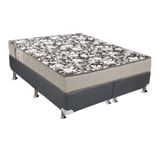 Colchão Ortobom Physical Ultra Resis+Cama Box Queen 158x198