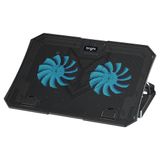 Suporte Gamer Cooler Base Notebook Led 2x Fans Hub Usb Preto - Bc001