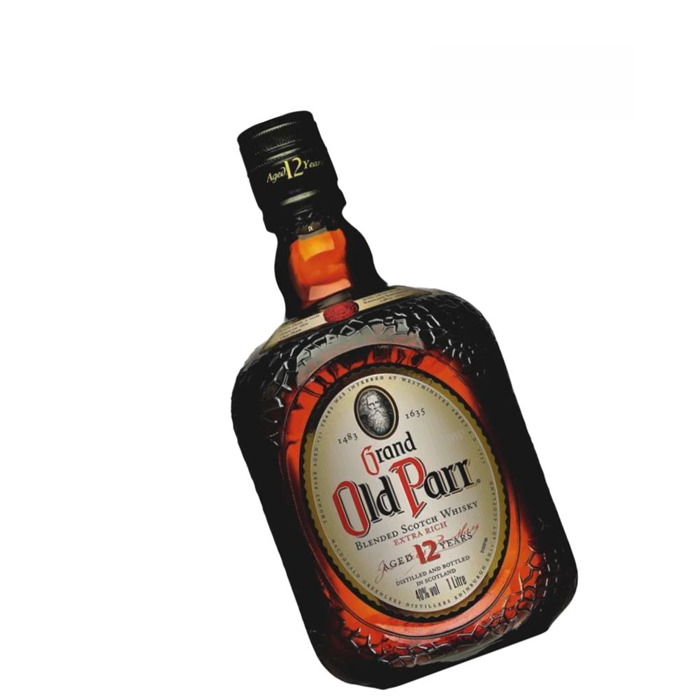 Kit 02 Grand Old Parr Blended Scotch Whisky Escoces 12 Anos 1000ml Carrefour