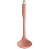 Concha De Silicone Utensílio Cozinha Talher Sopa Feijão OU Rosa