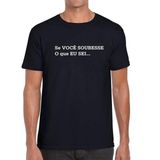 Camiseta Hinode Masculina Preta 'Se você soubesse'