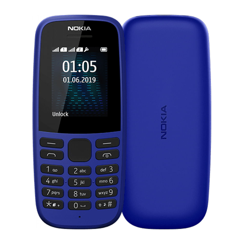 Telefone Celular Nokia 105 4g Dual Sim Azul