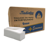 Papel Interfolha Branco 20x21cm 2 Dobras Folha Simples Vó Tudinha Vó Tudinha