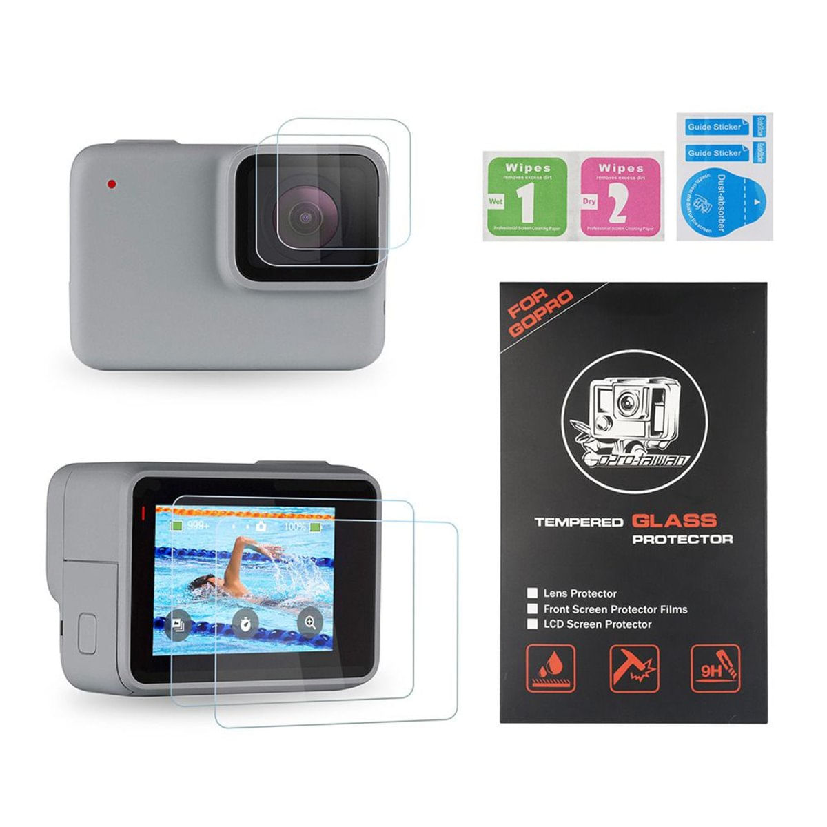 MP21675113_Peliculas-de-Vidro-para-Lente-e-LCD-GoPro-Hero-7-White-Silver_1_Zoom