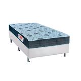 Cama Box Solteiro Colchao Espuma Orthoflex D45 Comfortpedic Line Base Crc Courano White 88x188