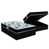 Cama Box Bau Casal Colchao Espuma Probel D28 Ep Prodormir Advanced Tech1000 Base Crc Suede Black 138x188