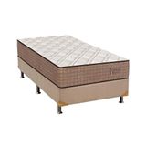 Cama Box Solteiro Colchao Molas Orthoflex Masterpocket Ensacadas Torino Hibrido Base Crc Suede Clean 88x188