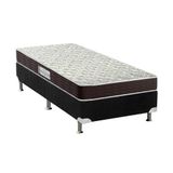 Cama Box Solteiro Colchao Espuma Probel D33 Advanced Mega Resistente Base Crc Suede Black 88x188