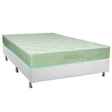 Conjunto Box - Colchão Orthoflex D45 Genova + Cama Branco Casal 138