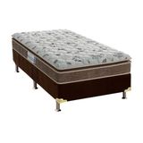 Cama Box Solteiro Colchao Espuma Probel D45 Prodormir Advanced Base Crc Suede Brown 88x188